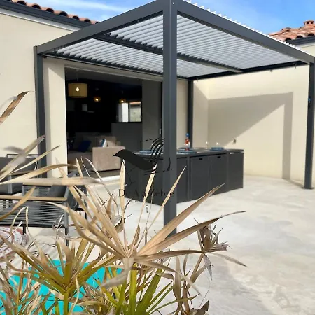 Guest house Les Ganivelles - Belle Maison Neuve Avec Exterieur 4*